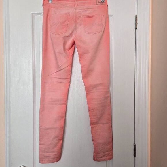 Pepe Jeans Ladies  Pixie Skinny regular waist slim leg washed size 29 - Picture 3 of 12